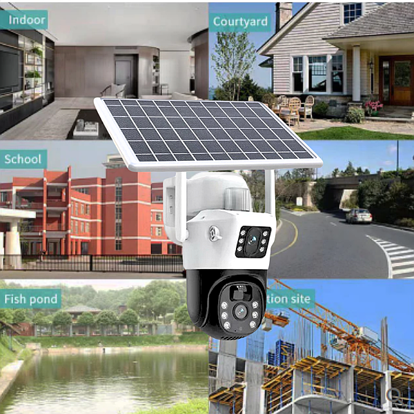 Solar Guard: Cámara de Seguridad - 2 en 1 + panel solar