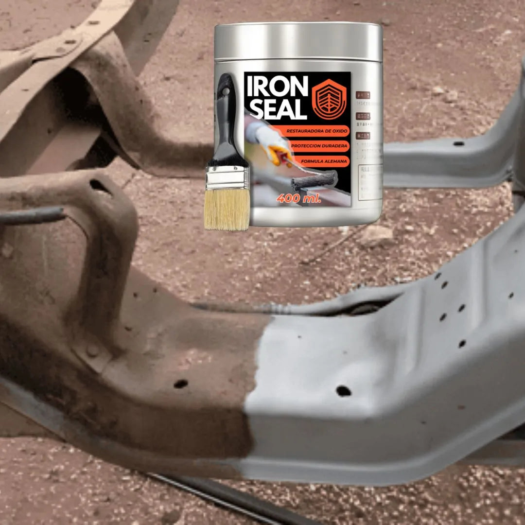 Iron Seal 2x1🔥Pintura para Metales Que Aísla del Oxido 10 años de Garantia (Original)