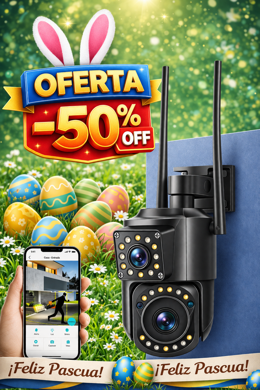 Militar Guard: Cámara de Seguridad - 2 en 1 + Regalo 🎁 + Envío Gratis 🚚